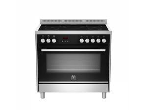 La Germania Futura induktionsspis. 90 cm. 1 ugn. 5 zoner. Rostfri. (TUS9IND61BX) Fri hemleverans. - 1 års garanti