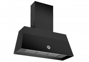 Bertazzoni Heritage-serien. 110 cm. Väggmonterad fläkt. 570 m3h. Matt svart   (KR110HER1NEDC) - 5 års garanti