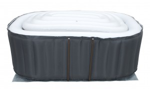 M-Spa Uppblåsbart lock 2 pers. rektangulär(Nest) (1020104)