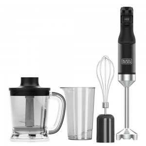 BLACK+DECKER Stavmixer 1500W Svart med Tillbehör (242090)
