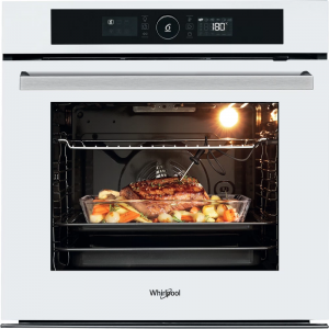 Whirlpool inbyggnadsugn. 60 cm. 73L. Självrengörande med Pyrolys. Vit. (OKZ9 6280 SPM WH) Fri frakt. - 2 års garanti