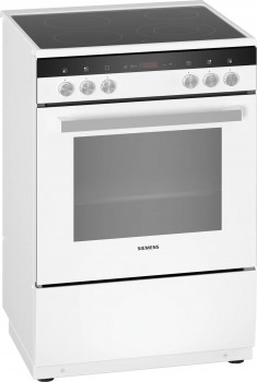 Siemens iQ300, Spis, Vit, keramisk häll (HK9R3A120W) - 2 års garanti
