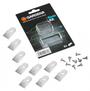 Gardena Knivsats (9 blad + 9 skruv) 4087-20