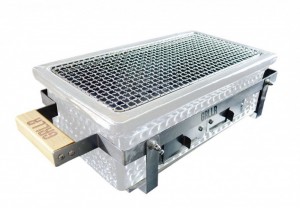 GRLLR keramisk bordsgrill - Hibachi Osaka vit - 2 års garanti