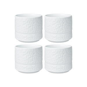 Vargen & Thor Servisen C - 4 x Mugg (Vit) - 2 års garanti