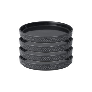 Vargen & Thor Servisen C - 4 x Assiett (Antracite) - 2 års garanti