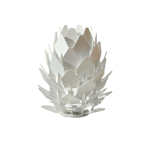 TOMMRE KOTTE - Lykta - Vit 32cm - Blockljus (610324)