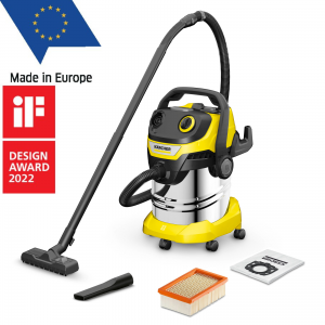 Kärcher Grovdammsugare WD5 S. 1100W. Behållare 25L. Elkabel 5M. (16283500) -  Fri frakt, omgående leverans