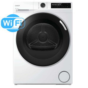 Candy Värmepumpstumlare. 9kg. 108L. Antal program: 11. Wi-Fi. Energiklass Tork: D. Vit. (ProDry 500 9Kg - BR 9N2BX-S) - 2 års fabriksgaranti.