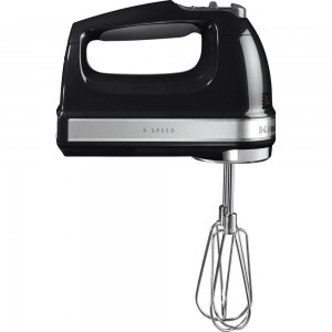 KitchenAid Artisan elvisp. 9 hastigheter. 4 tillbehör. LED-indikator. Svart. (5KHM9212EOB) - Fri frakt