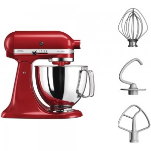 KitchenAid Köksassistent Artisan. 4,8L. Röd. (5KSM125EER) - Fri frakt