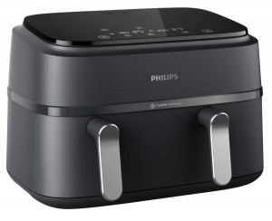Philips Airfryer. 3000-Series. Dual Basket. 9L. Svart. (NA351/00) - Fri frakt