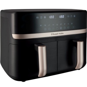 Russell Hobbs Airfryer (Satisfry) Dual Basket 4,5L x2. 2800W. (27680-56/RH) - Fri frakt