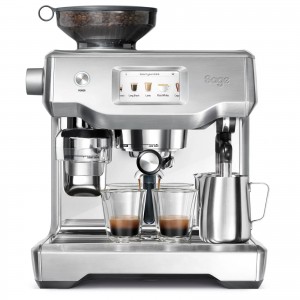 Sage Halvautomatisk espressomaskin. Oracle Touch. Borstat rostfritt stål. (SES990BSS) - Fri frakt. 2 års garanti