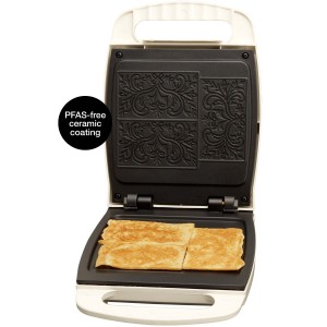 ÅVIKEN Classic Gorojärn. Singel för 3 kakor. Keramisk. 1000W. Avtagbar sladd. (903.2) - Fri frakt