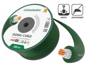 Grimsholm Green Signalkabel Premium Metal Mesh, 200 m (2260)