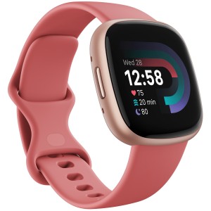 Fitbit Smartwatch. Versa 4. Pink Sand/Copper Rose. (FB523RGRW) - Fri frakt
