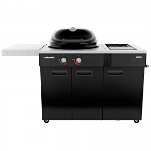 Outdoor Chef gasolgrill. 2 brännare. Svart. Lugano 570 G Evo II 30mbar. (100001554) - Fri hemleverans