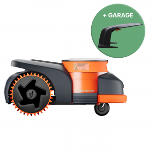 Segway Navimow (H215E EU). + garage ingår. LiDAR + NRTK + Vision. Upp till 1500m2. - 3 års garanti (2 år på batteri & nätadapter) - Fri frakt