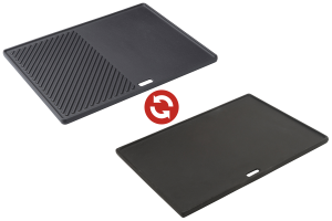 Landmann stekplatta. Gjutjärn. Passar till: Triton 3 & 4. Vändbar. 32x1,5 x43,5 cm. (Art.5088) - Fri frakt