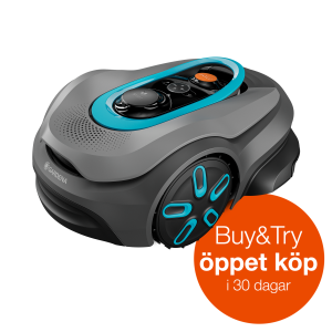 Gardena trådlös robotgräsklippare. Inbyggd kamera. (smart SILENO sense 400m2 - 19941-11) - 3 års garanti. Fri frakt *Buy&Try*